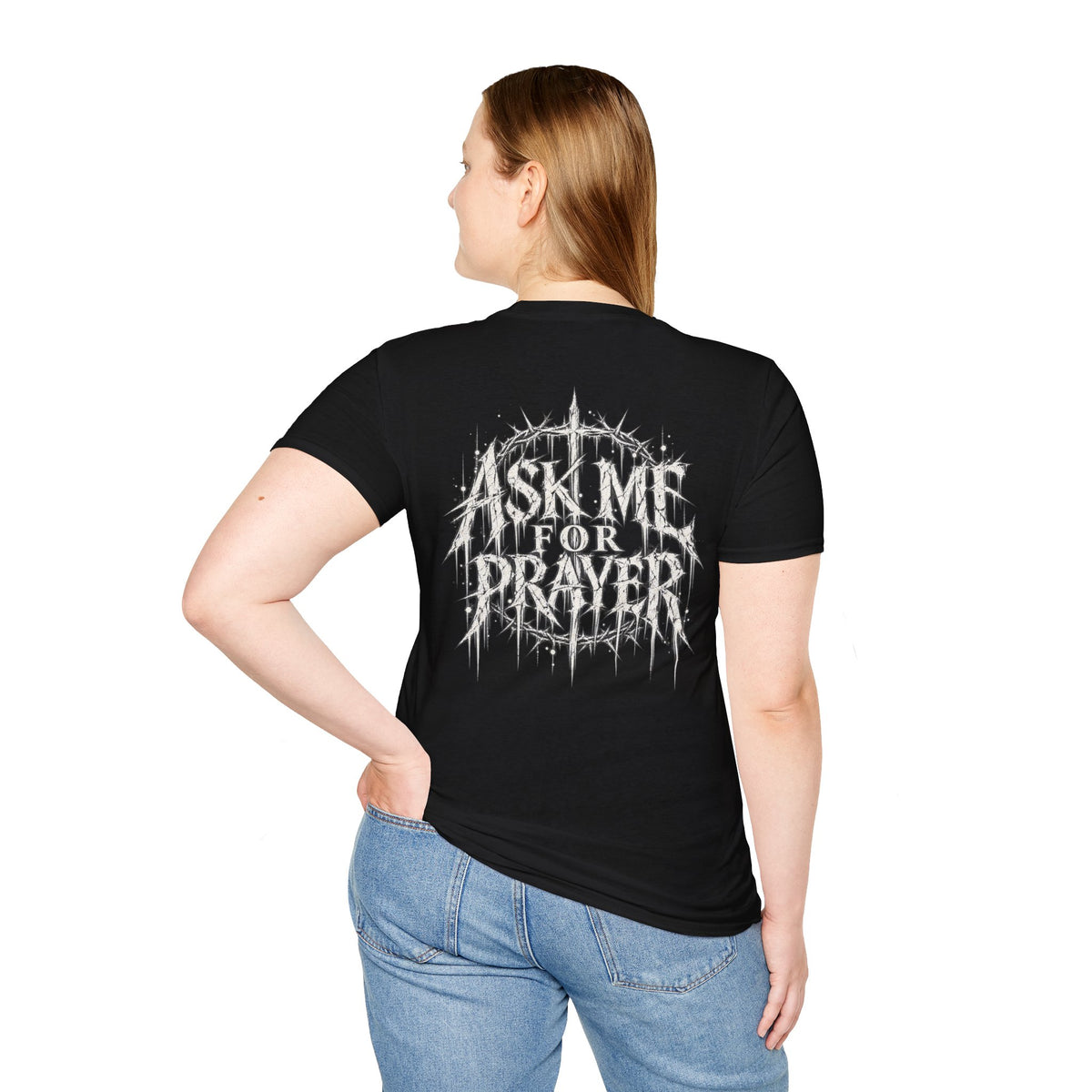 Ask Ne For Prayer Unisex Softstyle T-Shirt