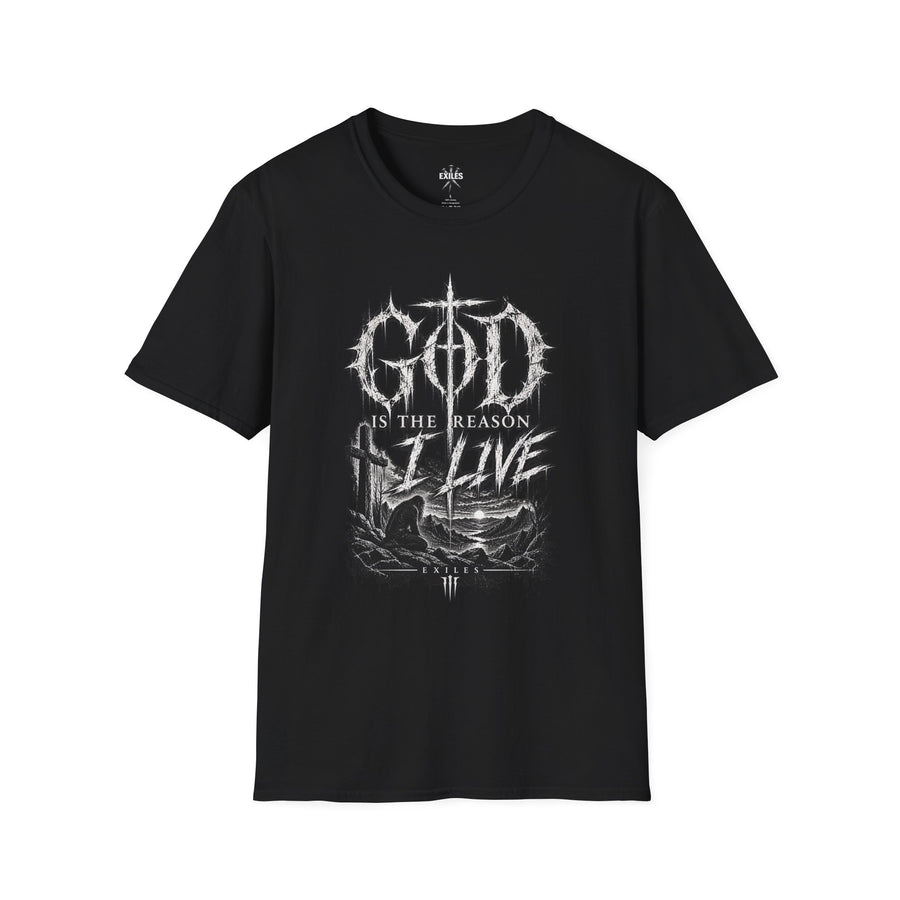 God is the Reason I Live Unisex Softstyle T-Shirt