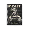 Misfit / Exiles Spiral Notebook — Christian Ephesians 2:8–9 Inspirational Journal