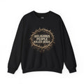 Crewneck Sweatshirt — "Religious People Killed Jesus" Crown of Thorns Graphic