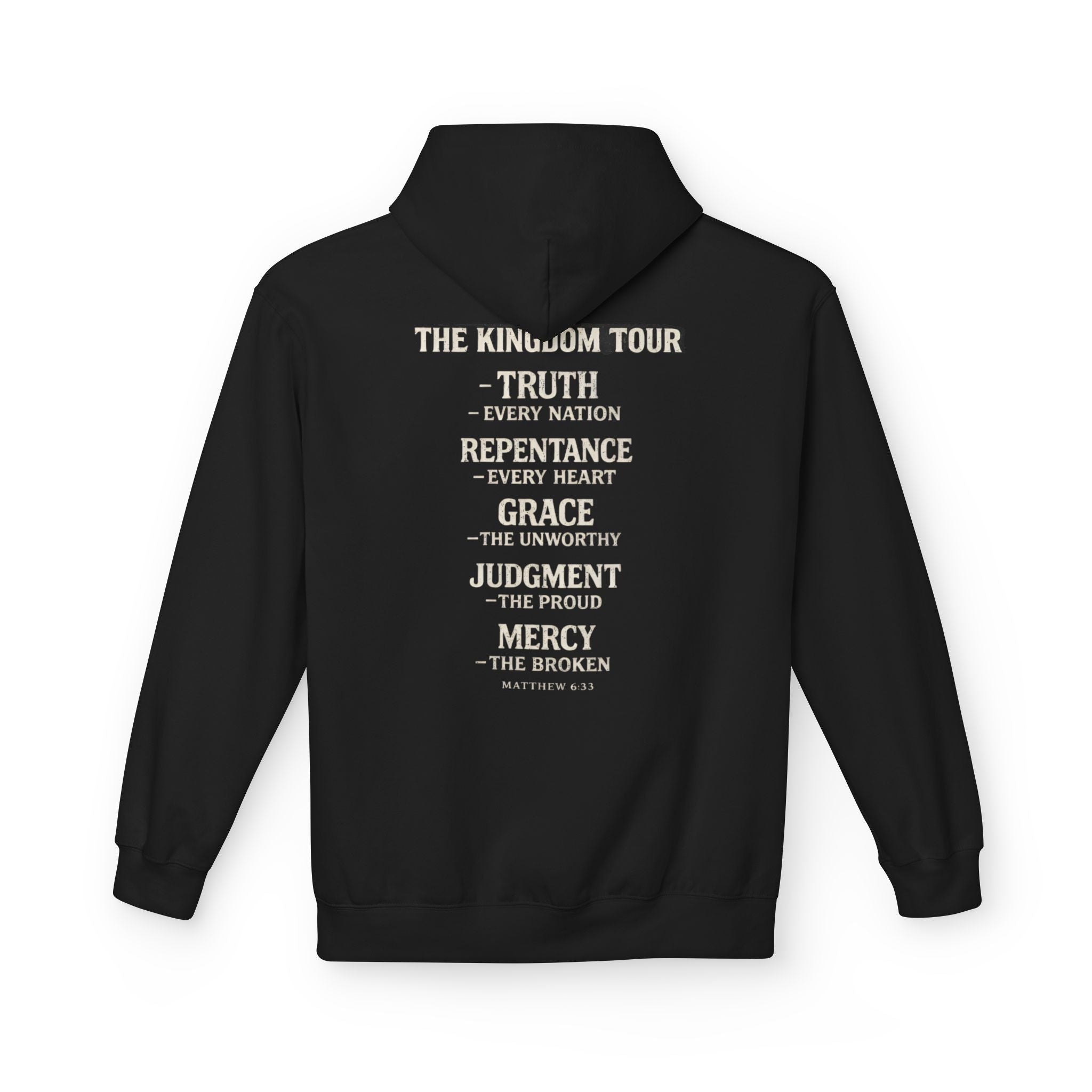 Kingdom Over Culture Hoodie — 'The Kingdom Tour' Christian Faith Pullover