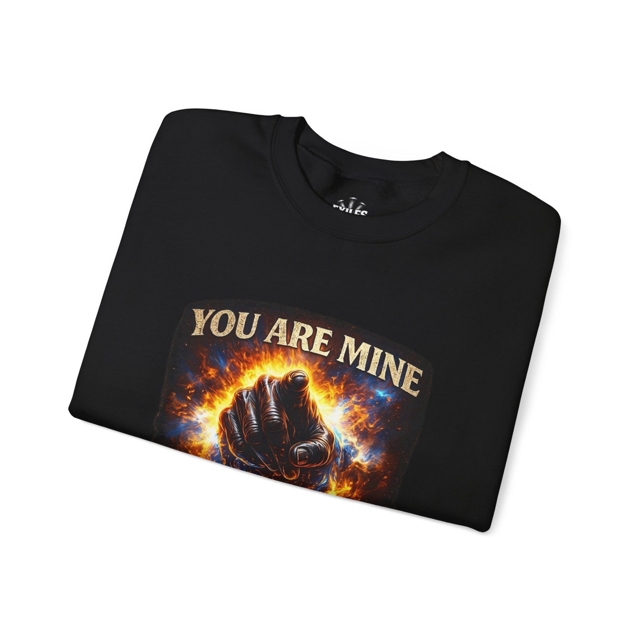 You Are Mine - Christian Crewneck Sweatshirt (Declares the Lord, Isaiah 43:1)