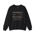 Witchcraft, Divination, Deception Sweatshirt – Spells, Tarot Graphic Crewneck