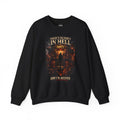 Crewneck Sweatshirt - "There's No Party in Hell" Graphic Christian Apocalyptic Design