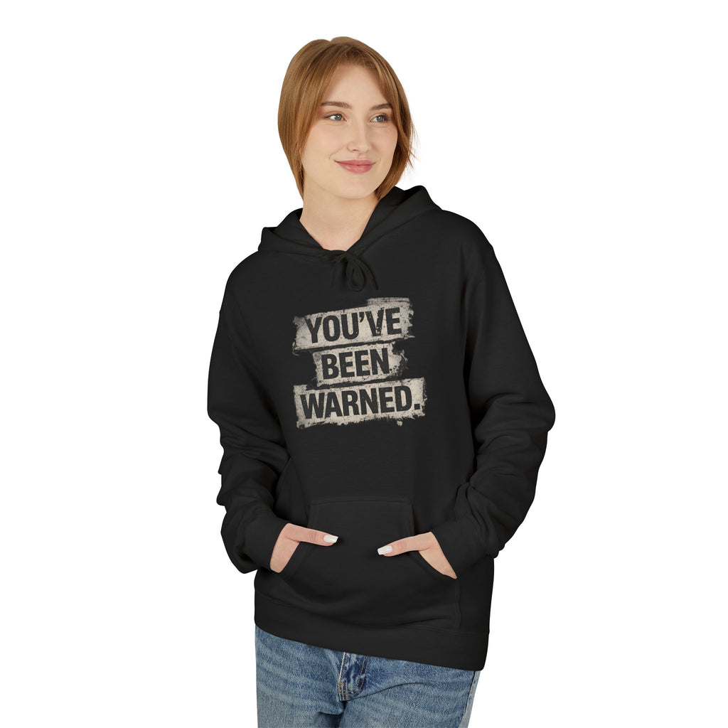 You've Been Warned Hoodie — Christian Scripture Acts 17:31 Pullover