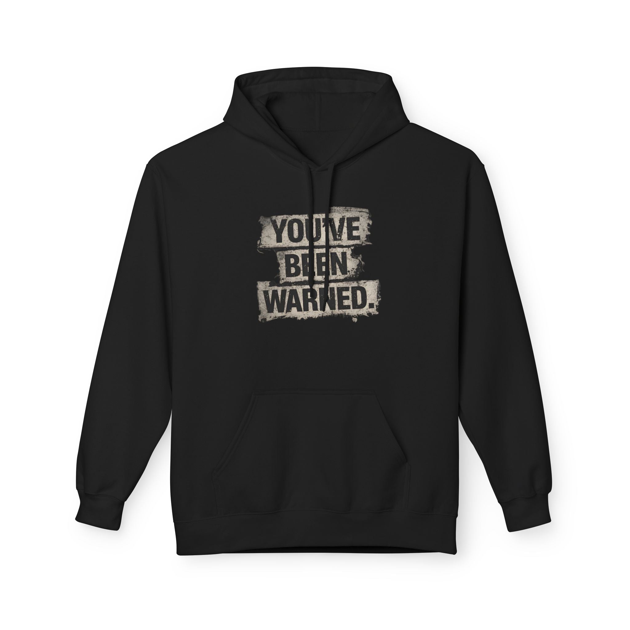 You've Been Warned Hoodie — Christian Scripture Acts 17:31 Pullover