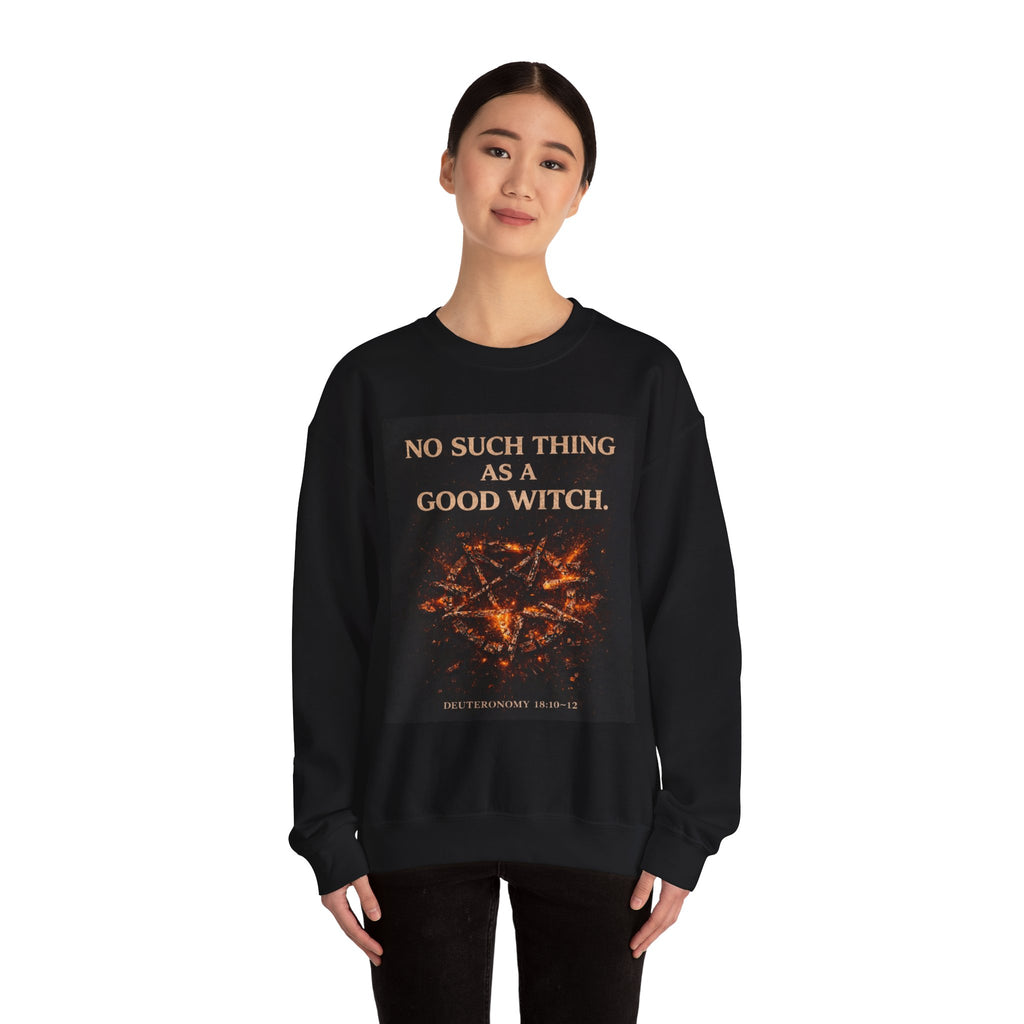 No Such Thing as a Good Witch Unisex Heavy Blend™ Crewneck Sweatshirt