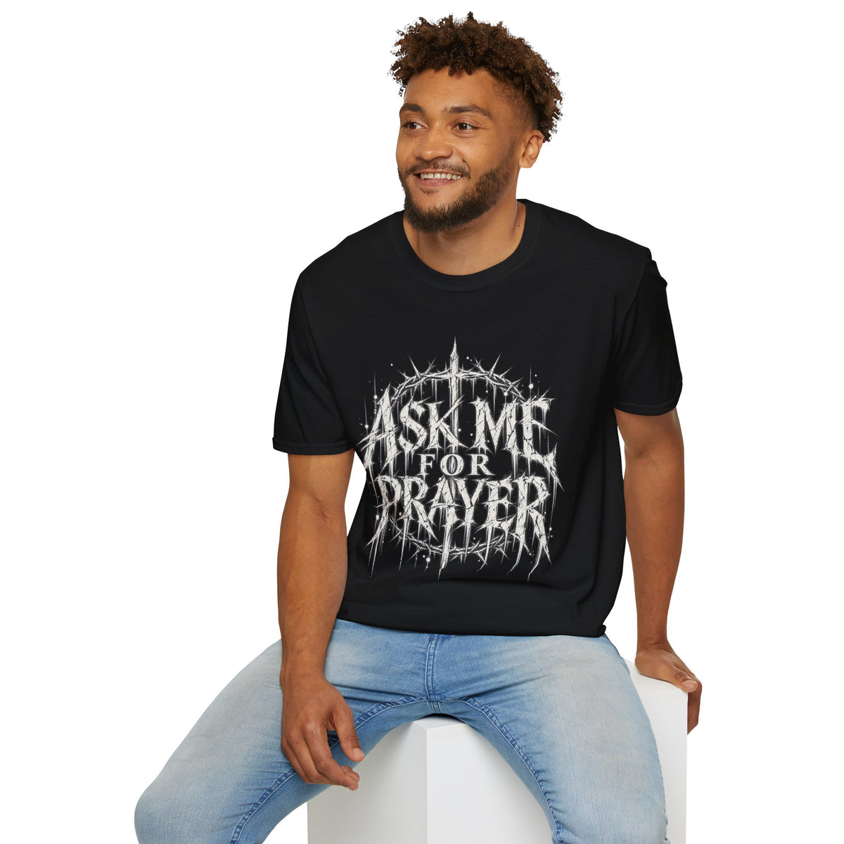 Ask Me For Prayer Unisex Softstyle T-Shirt