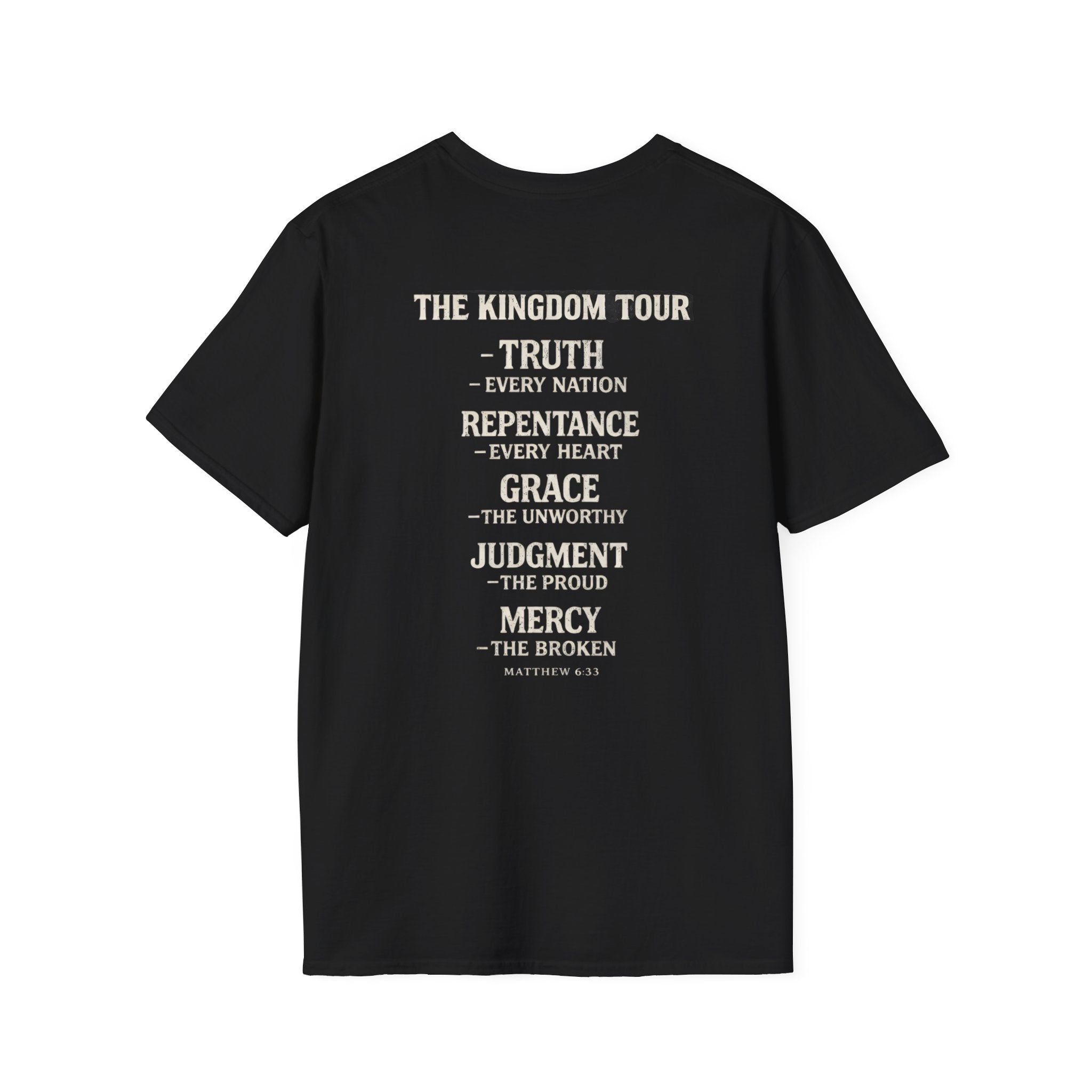 Kingdom Over Culture T-Shirt — Christian Faith Tour Design