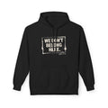 We Don’t Belong Here Hoodie — Christian Faith Graphic Pullover (John 17:16)