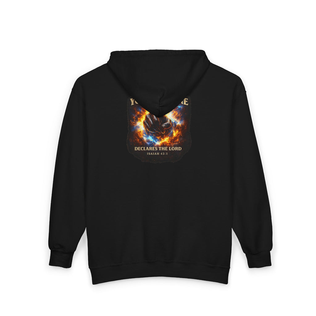 You Are Mine Zip Hoodie — Christian Faith Eagle Graphic Full-Zip Sweatshirt