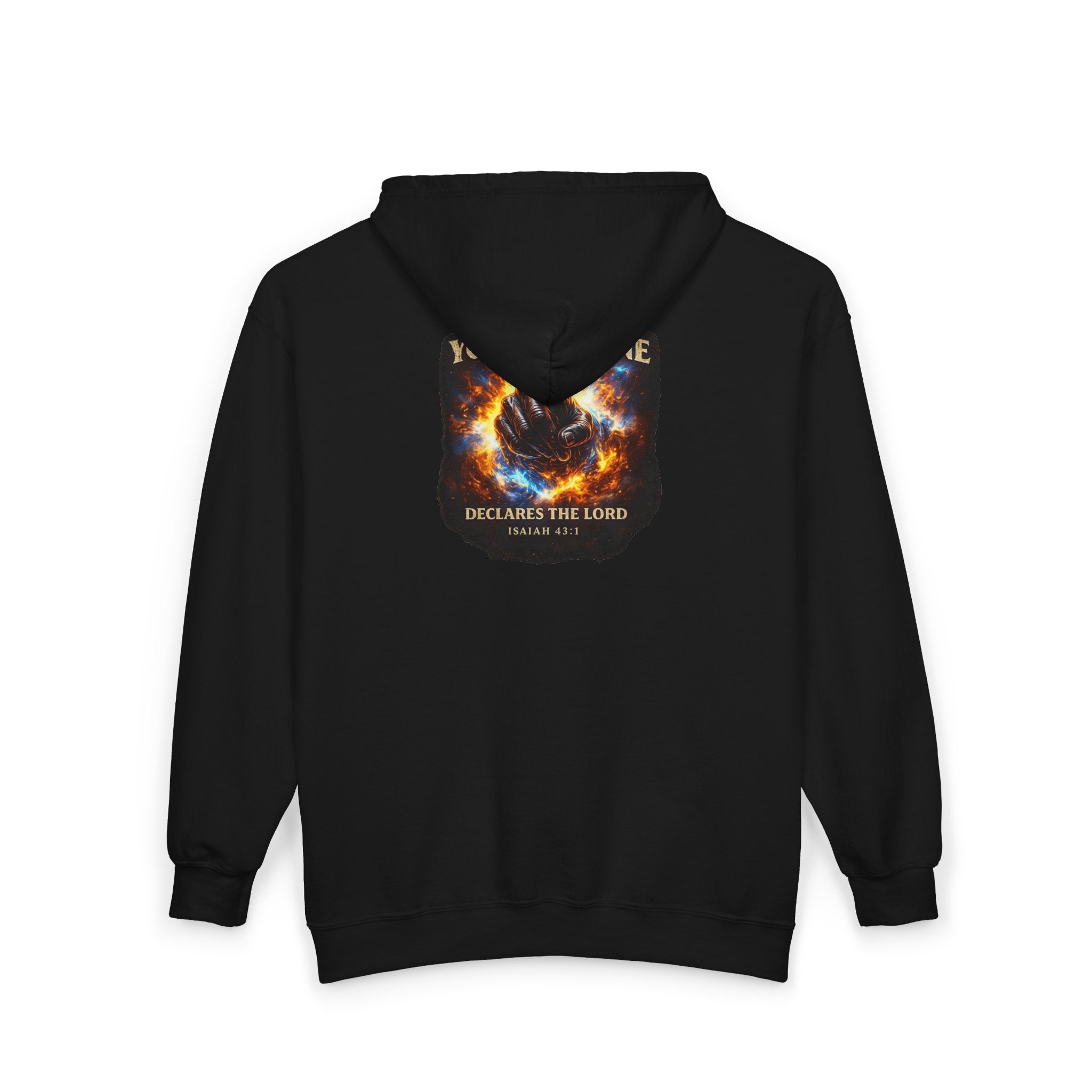 You Are Mine Zip Hoodie — Christian Faith Eagle Graphic Full-Zip Sweatshirt