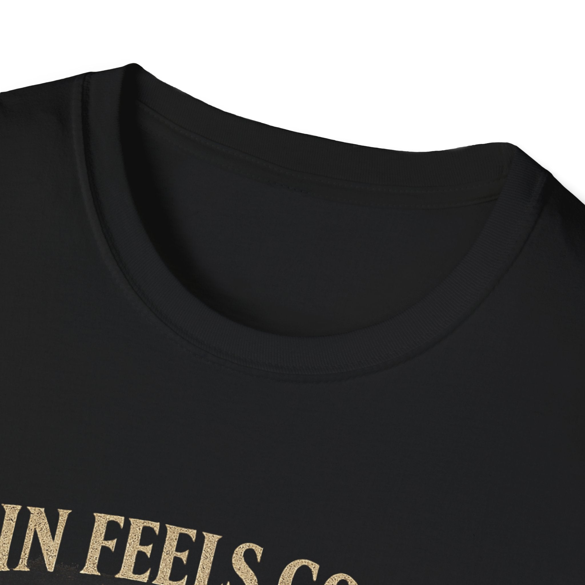 T-Shirt — "Sin Feels Good Until It Doesn’t" Graphic Tee (Dark, Reflective Faith Design)