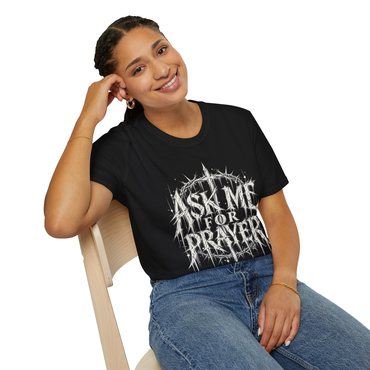 Ask Me For Prayer Unisex Softstyle T-Shirt